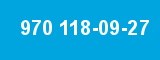 970 118-09-27 970 118-09-27